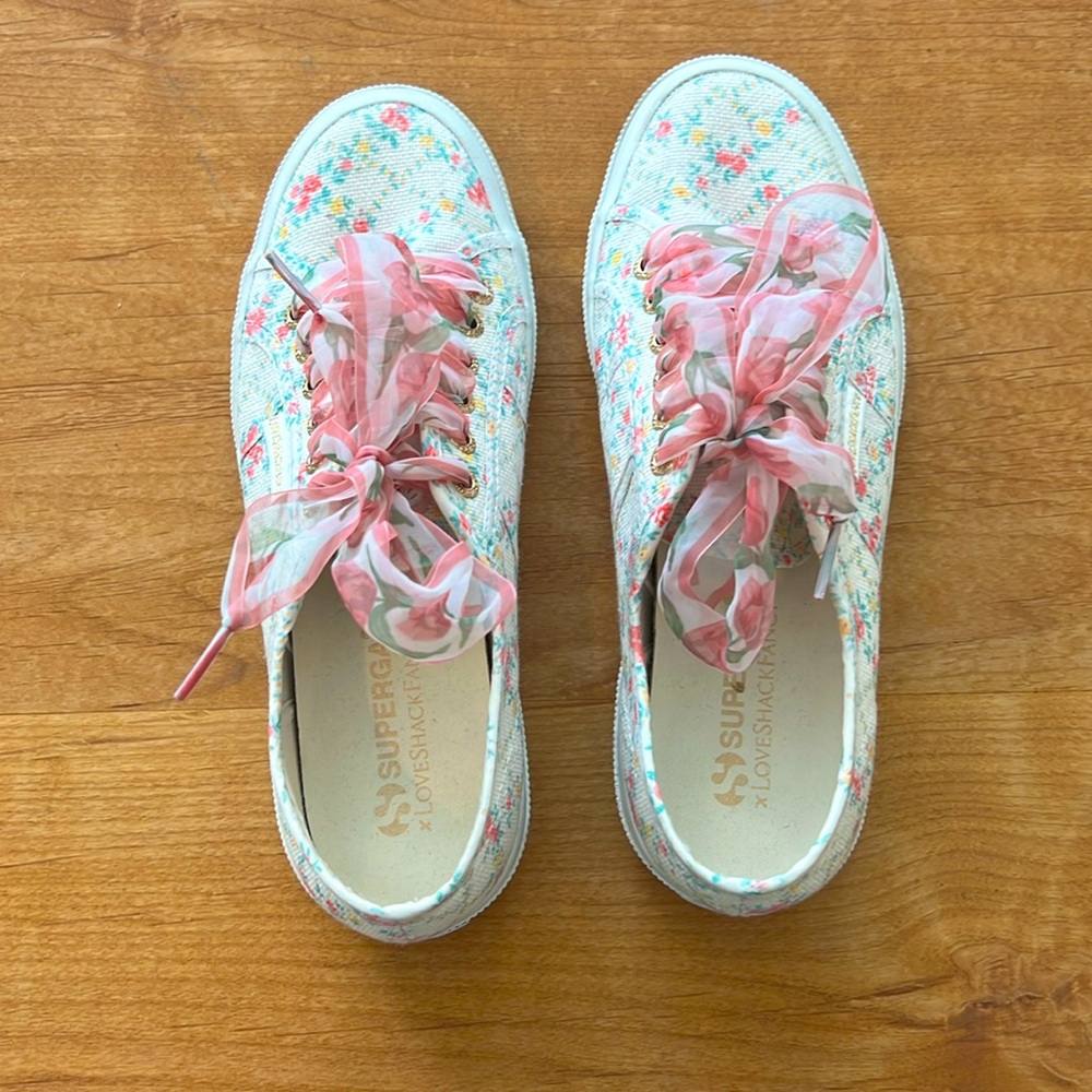 Superga x LoveShackFancy tennis shoes